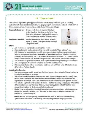 Workshop Icebreakers Activities Exercises Page 22