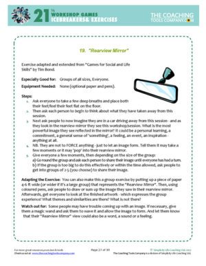 Workshop Icebreakers Activities Exercises Page 27