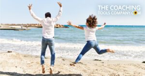 Couple dancing on the beach