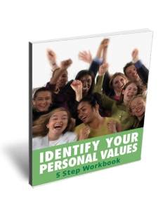 Values Identification Workbook Page