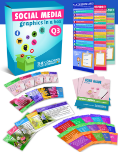 3 Months SOCIAL MEDIA for Coaches In a Box (July-Sept)