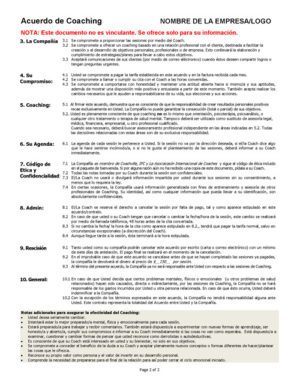 Acuerdo/Contrato de Coaching Plantilla p2