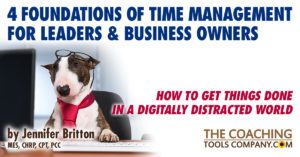 Tired Manager at Desk - Glasses askew- 4 Time Management Foundations
