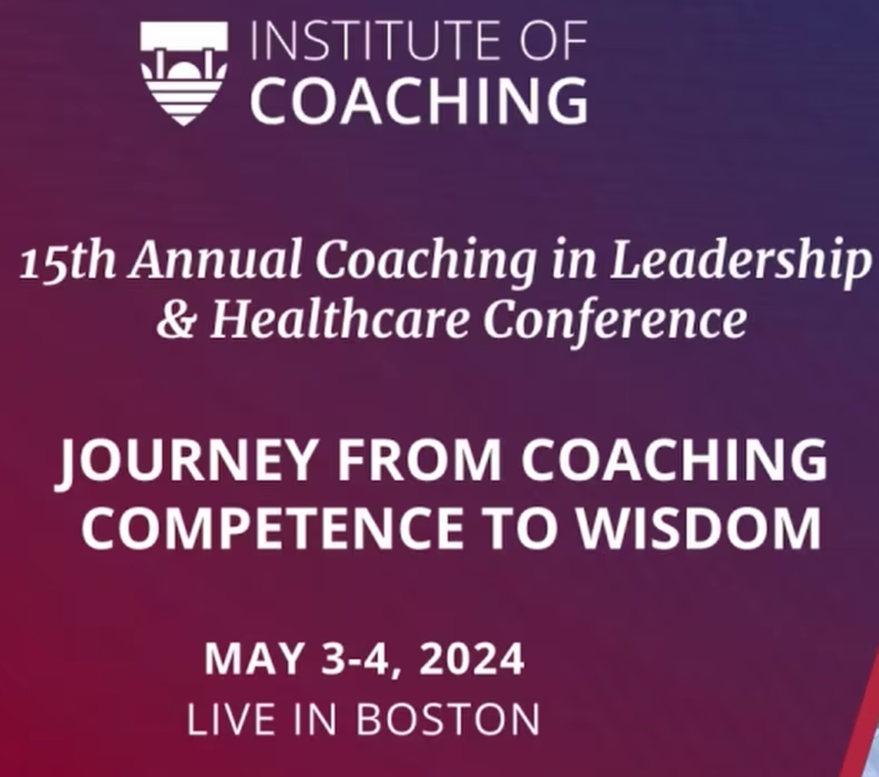 15th Annual Coaching in Leadership & Healthcare Conference | The ...