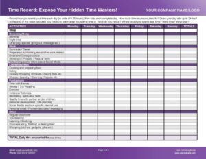 Leadership Coaching - Expose Your Hidden Time Wasters