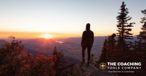 Person looking outwards in reflection
