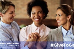 Business women supporting each other.